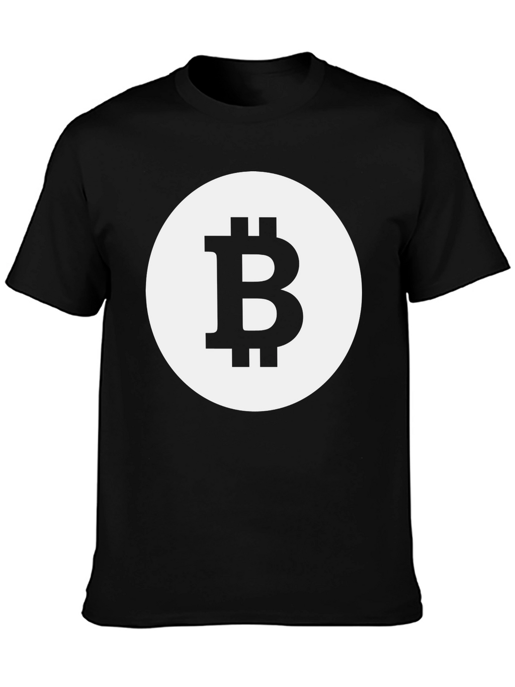 Bitcoin Logo Black T-Shirt Crypto Currency Tee