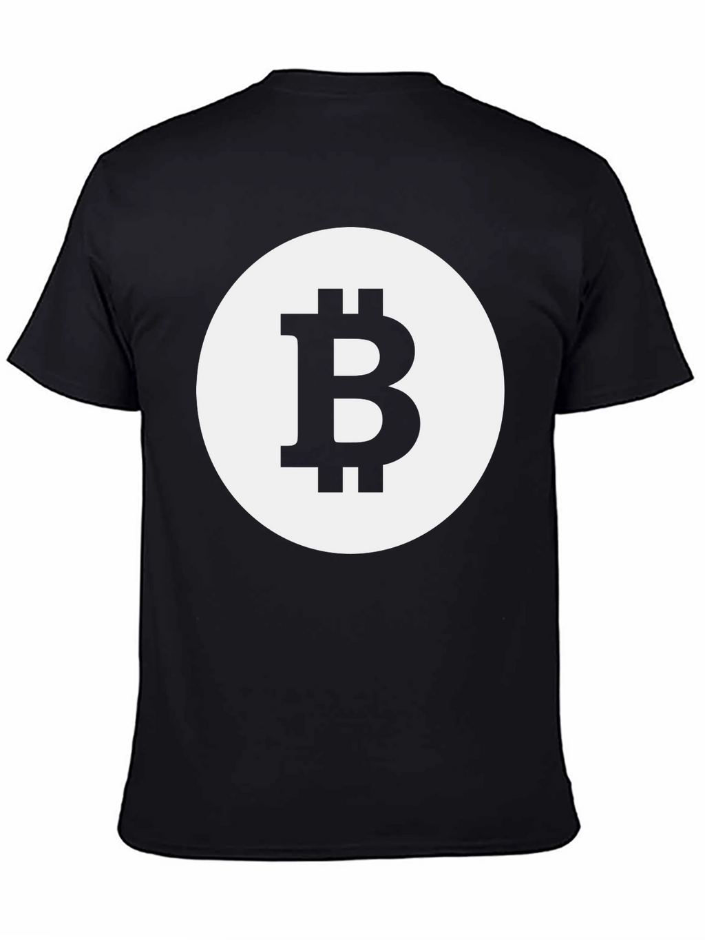 Bitcoin Logo Black T-Shirt Crypto Currency Tee