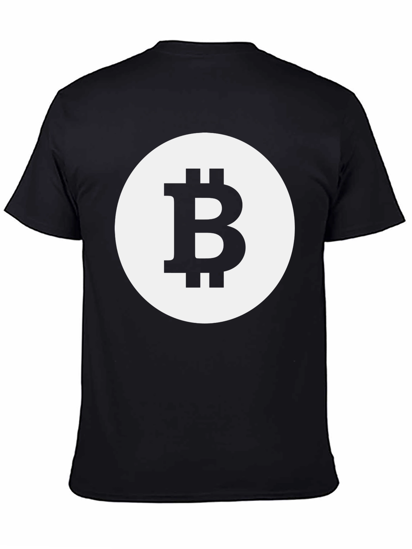 Bitcoin Logo Black T-Shirt Crypto Currency Tee