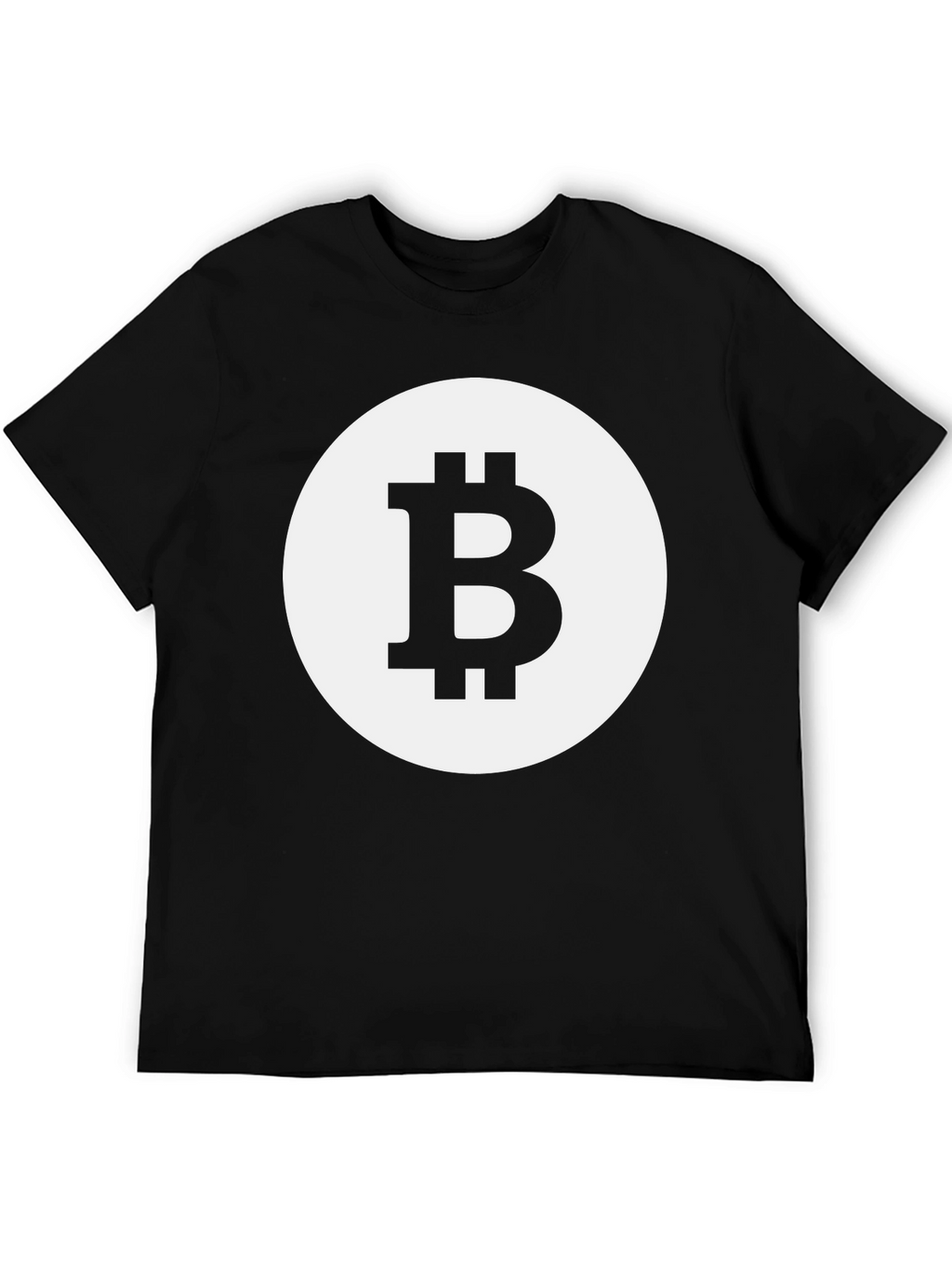 Bitcoin Logo Black T-Shirt Crypto Currency Tee