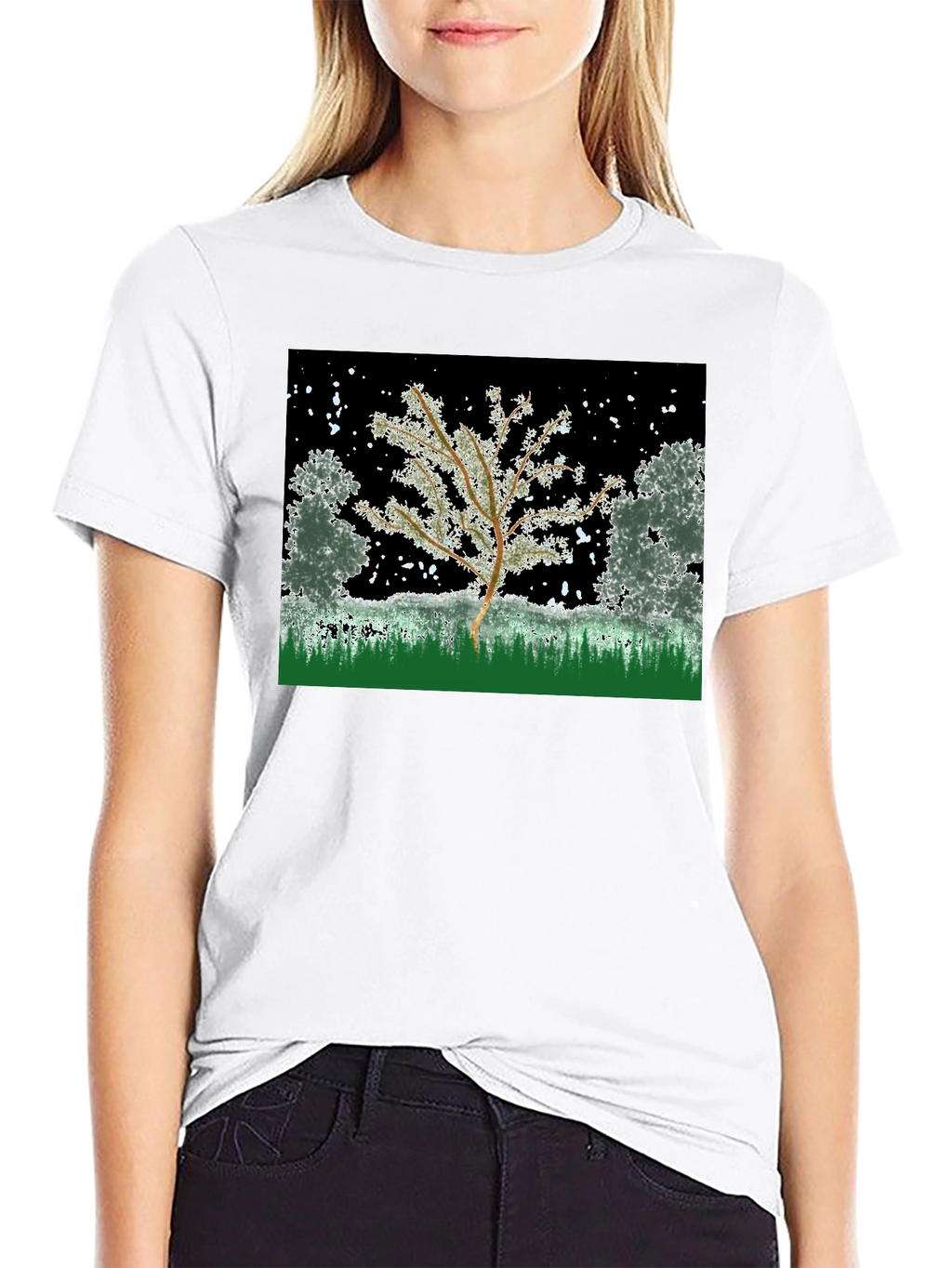 Winter Tree Graphic Tee - Nature Inspired Design