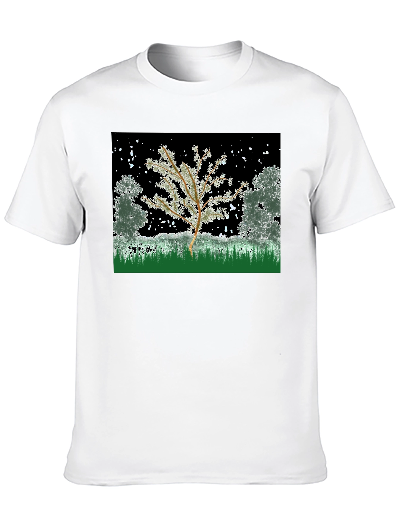 Winter Tree Graphic Tee - Nature Inspired Design