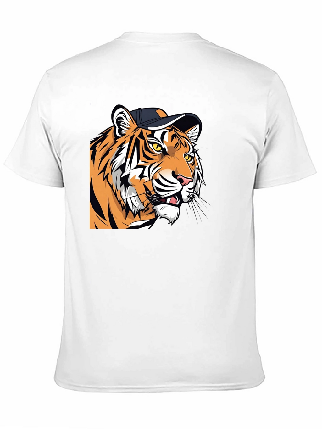 Cool Tiger Graphic Tee - Black