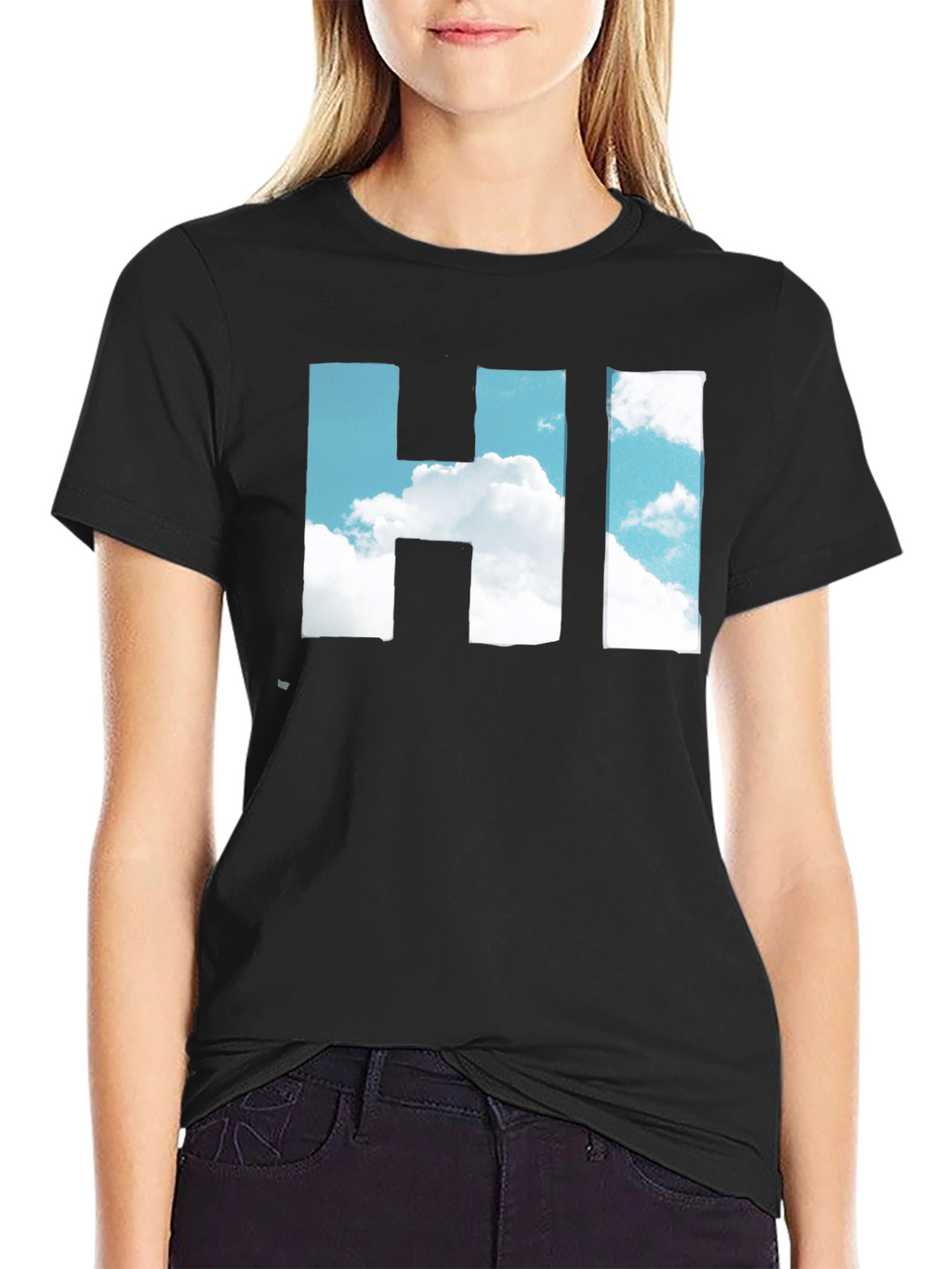 Sky HI T-Shirt - Cloudscape Graphic Tee