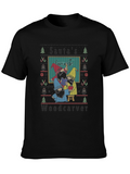 Santas Woodcarver Christmas T-Shirt