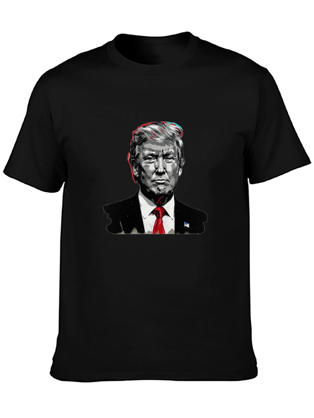 Trump Graphic Tee - Black Political Statement T-Shirt