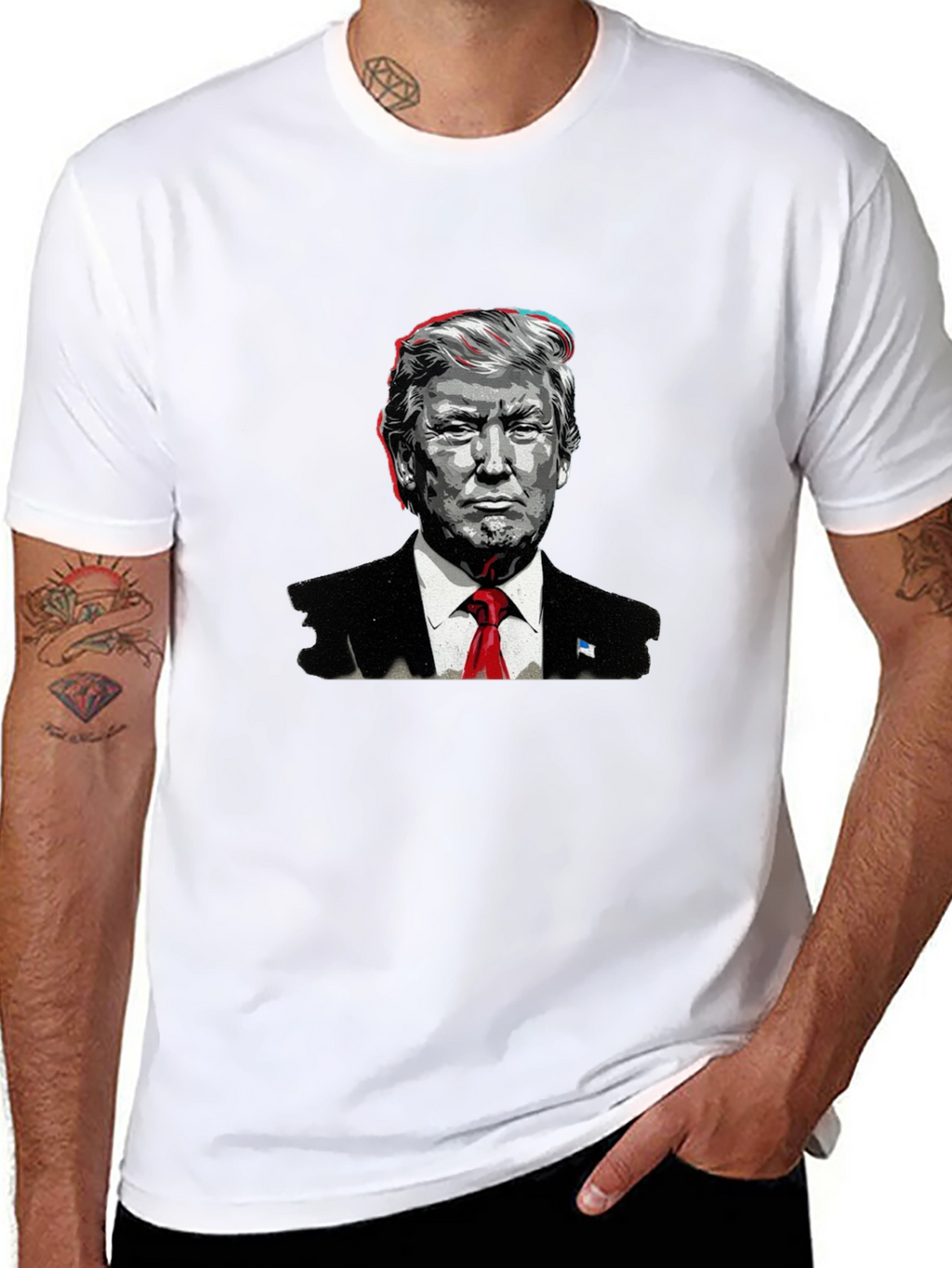 Trump Graphic Tee - Black Political Statement T-Shirt