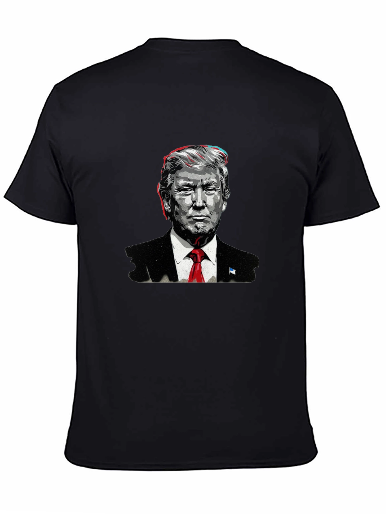 Trump Graphic Tee - Black Political Statement T-Shirt