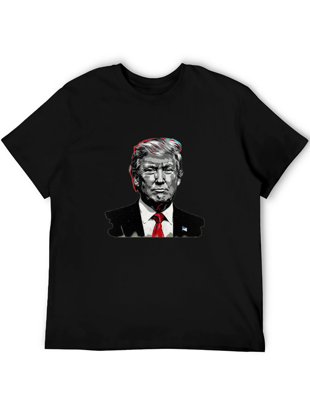 Trump Graphic Tee - Black Political Statement T-Shirt