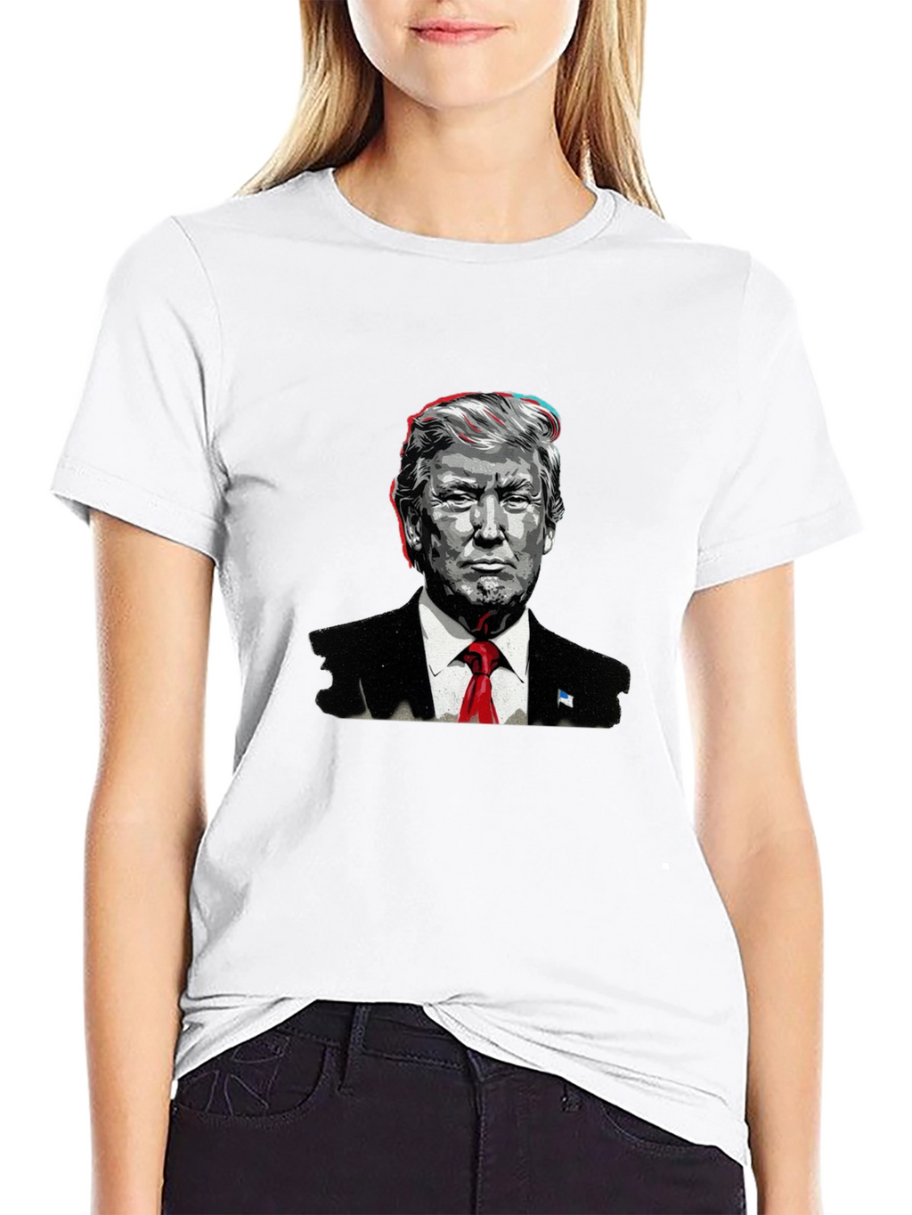 Trump Graphic Tee - Black Political Statement T-Shirt