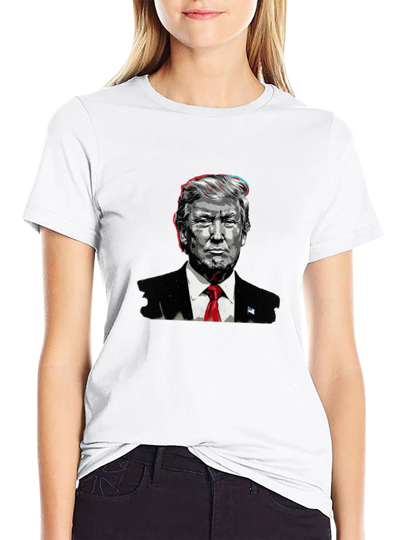 Trump Graphic Tee - Black Political Statement T-Shirt