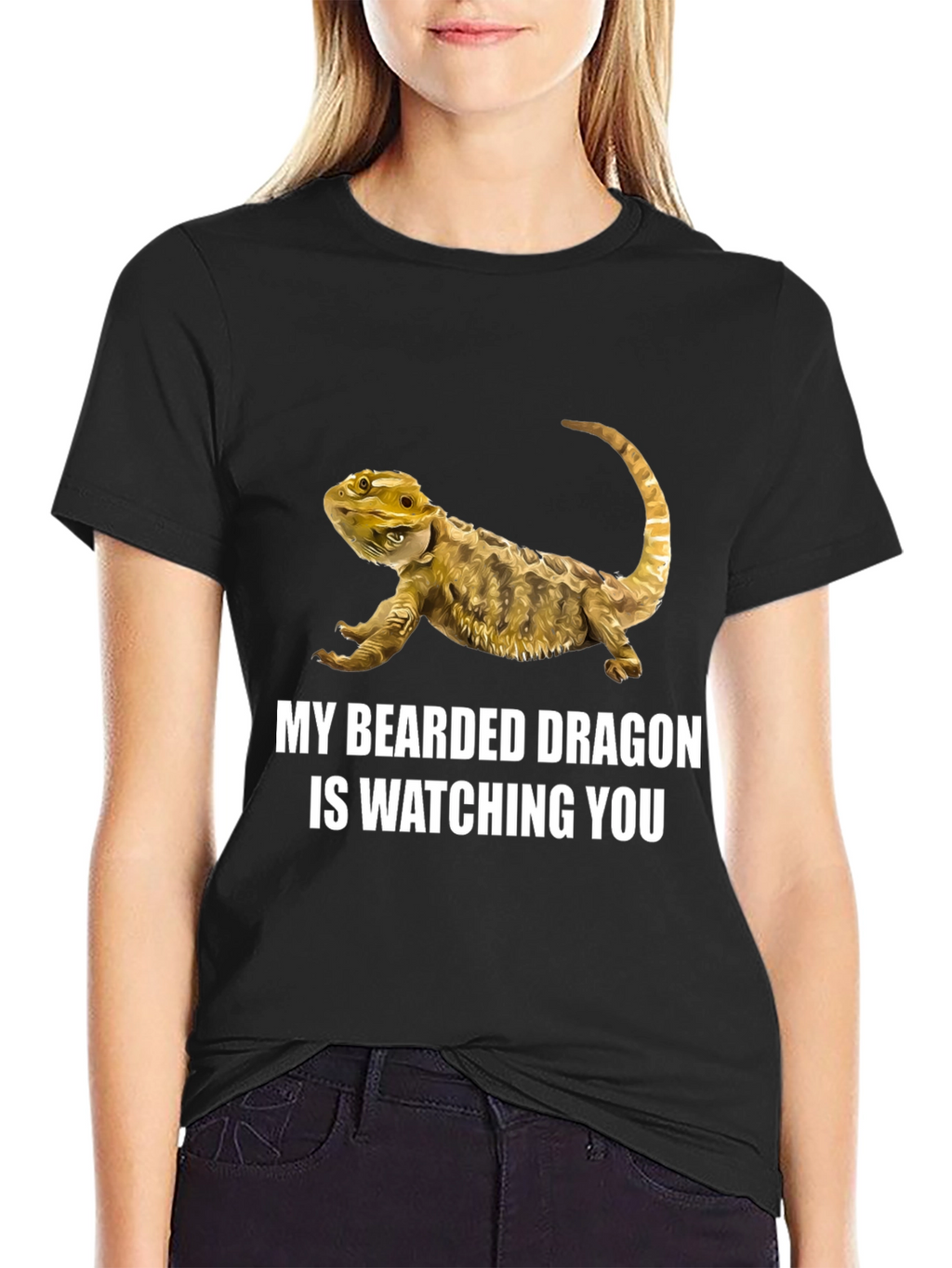 Bearded Dragon T-Shirt: Watching You!