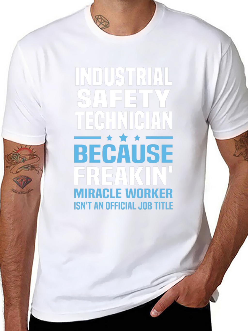 Industrial Safety Technician Graphic T-Shirt