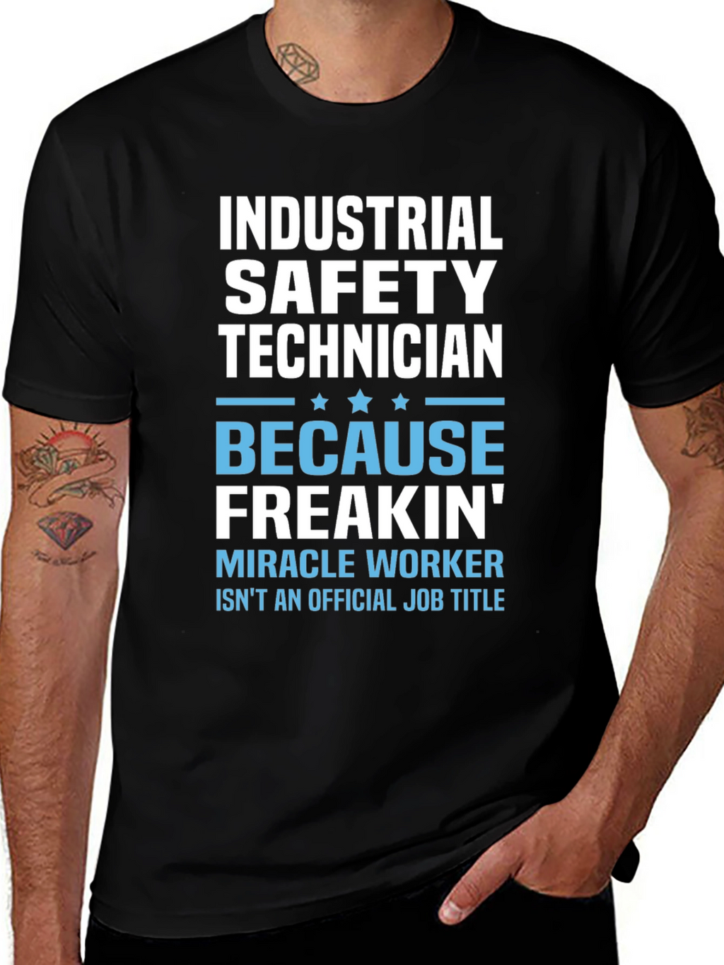 Industrial Safety Technician Graphic T-Shirt