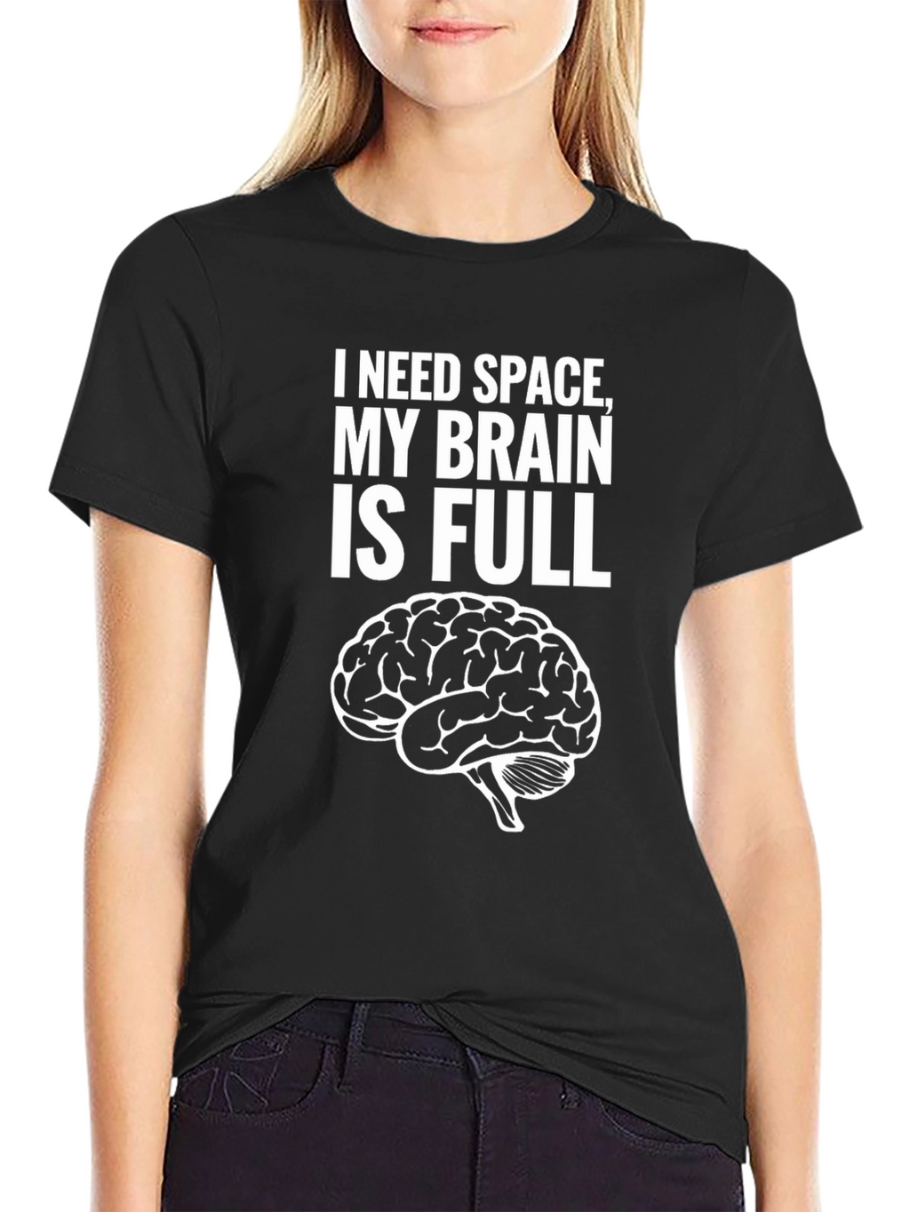 I Need Space Brain Graphic T-Shirt