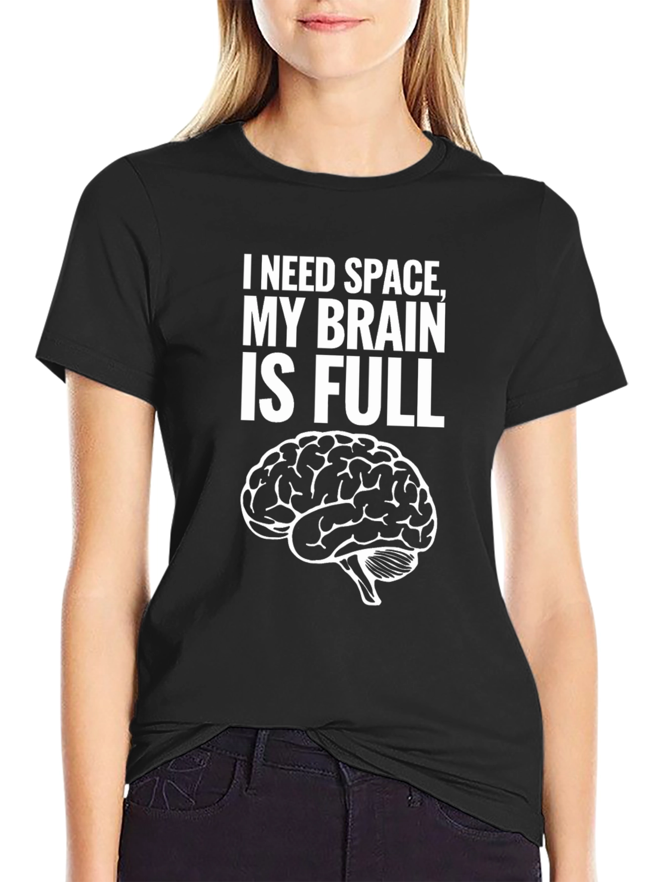 I Need Space Brain Graphic T-Shirt