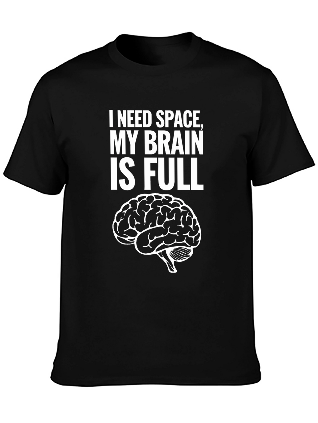I Need Space Brain Graphic T-Shirt