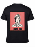 Retro Nurse Graphic T-Shirt - Thank You Design