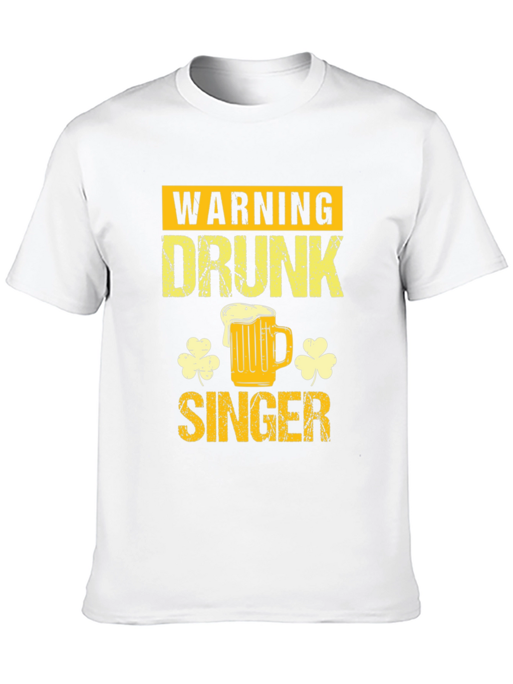 Warning Drunk Singer Graphic T-Shirt