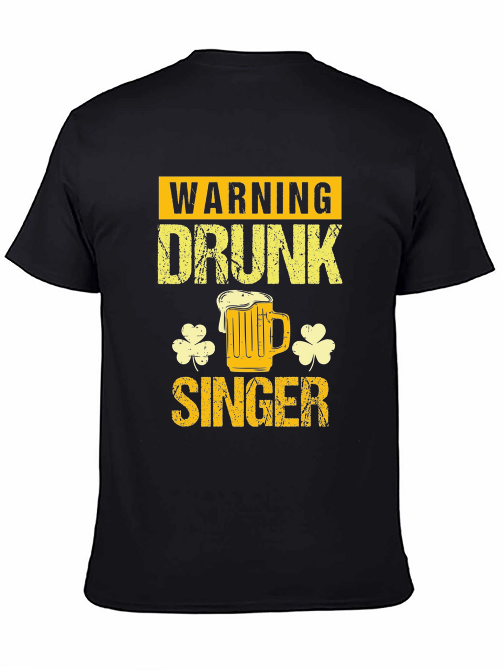 Warning Drunk Singer Graphic T-Shirt