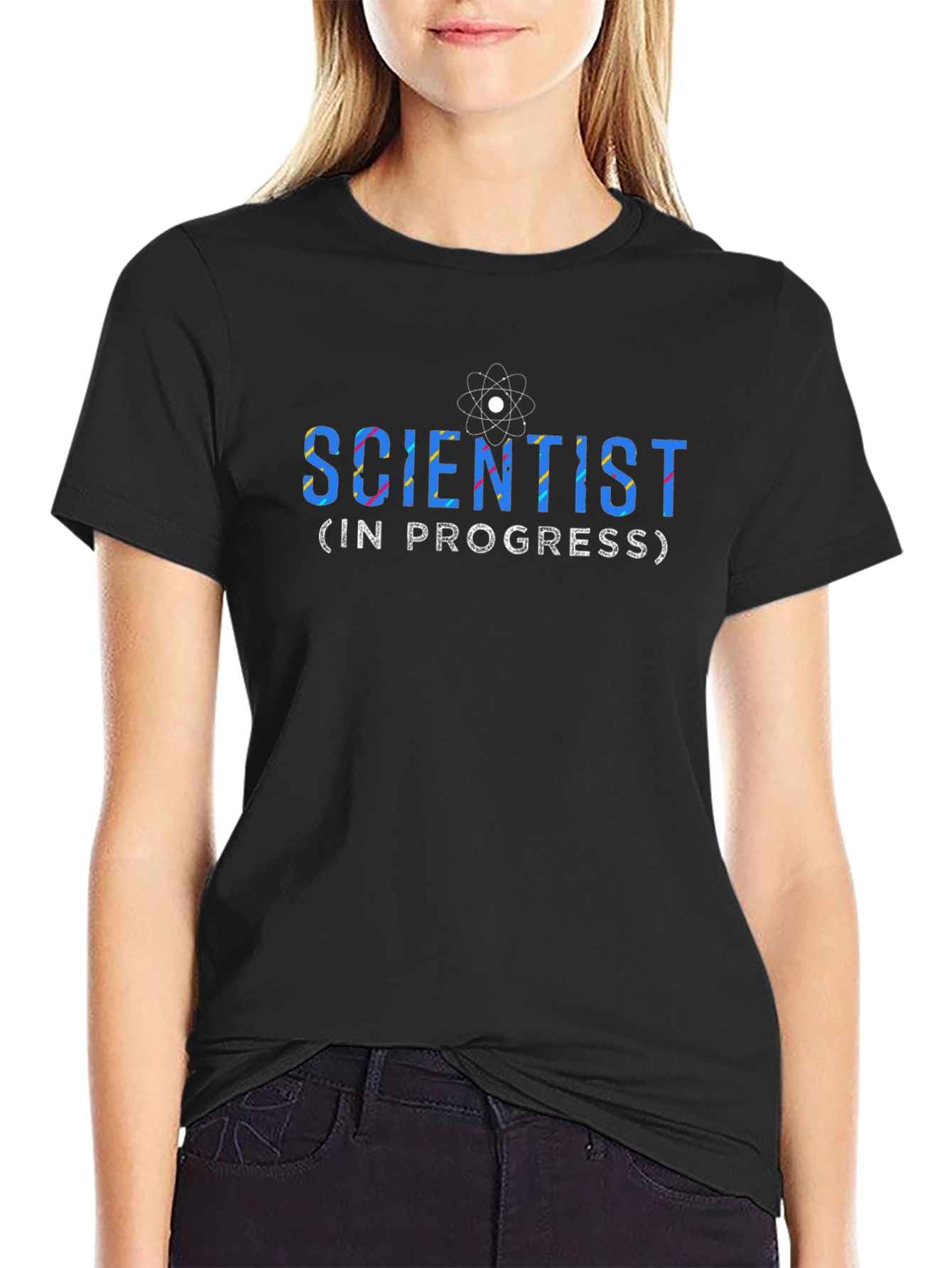 Scientist in Progress Graphic Tee - Black