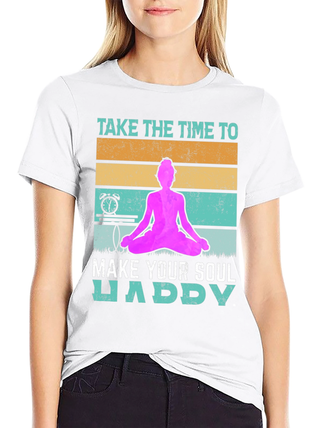 Soul Happy Yoga Tee - Meditate in Style!