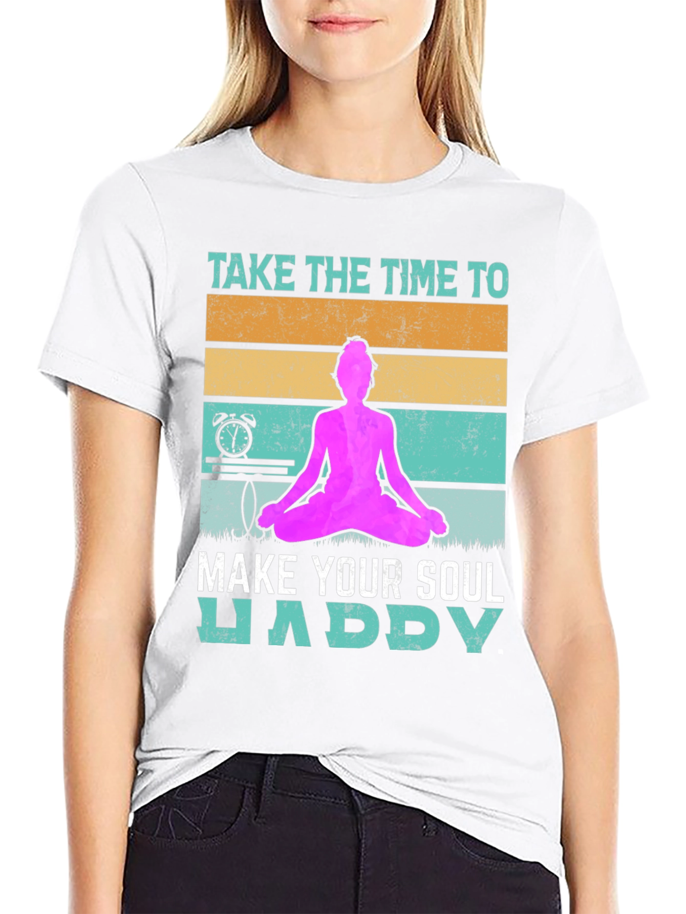 Soul Happy Yoga Tee - Meditate in Style!