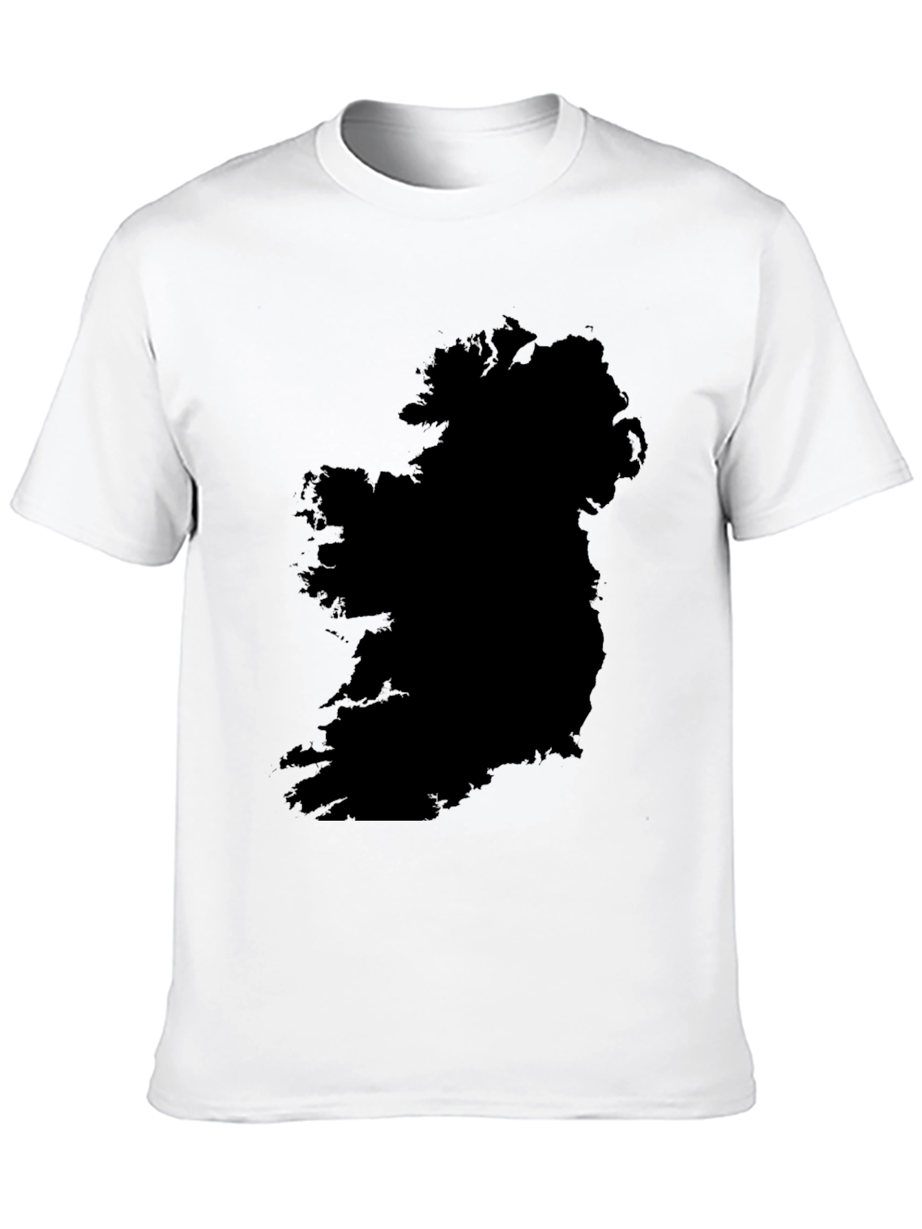 Ireland Map Graphic T-Shirt - Black
