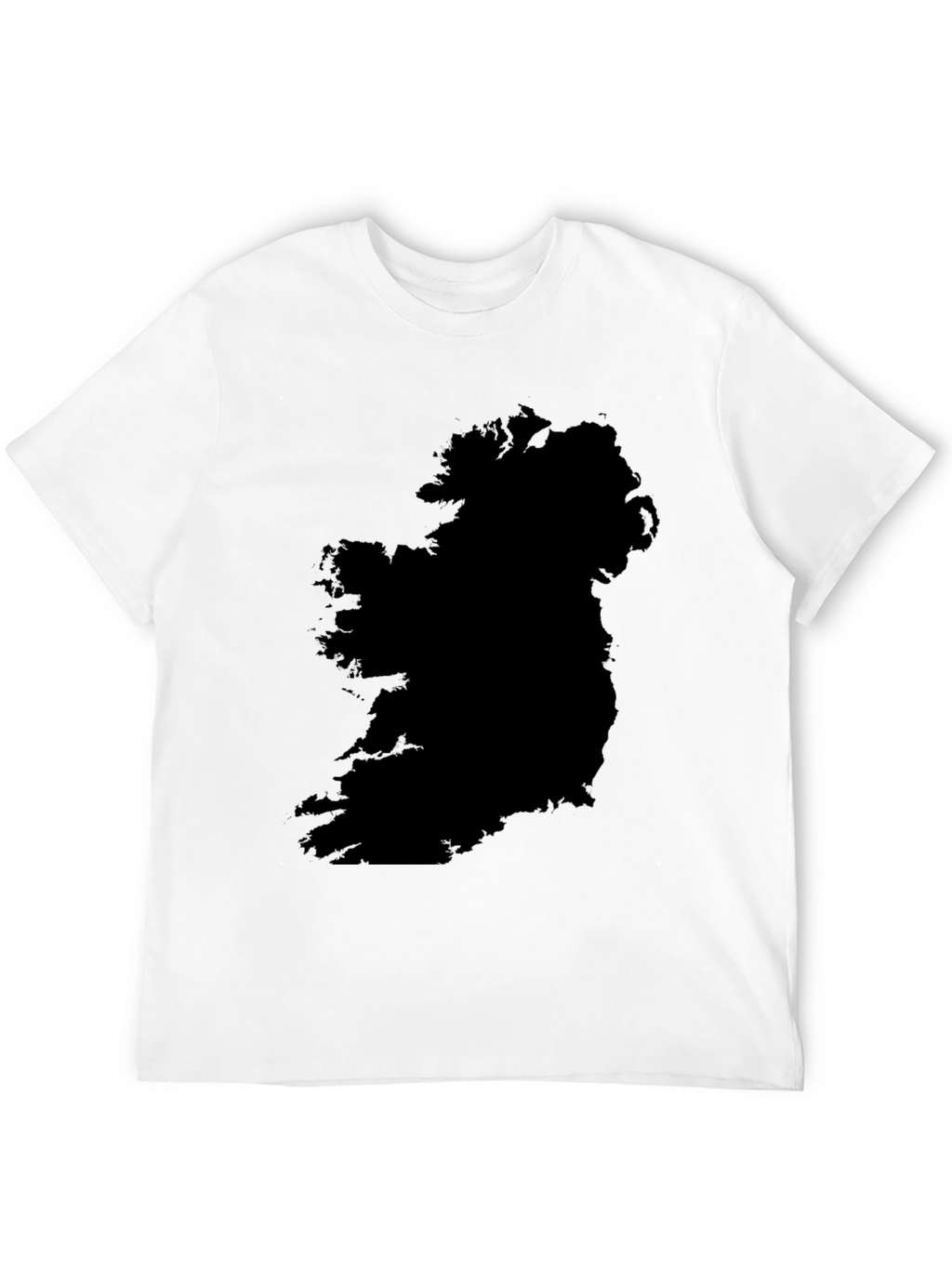 Ireland Map Graphic T-Shirt - Black