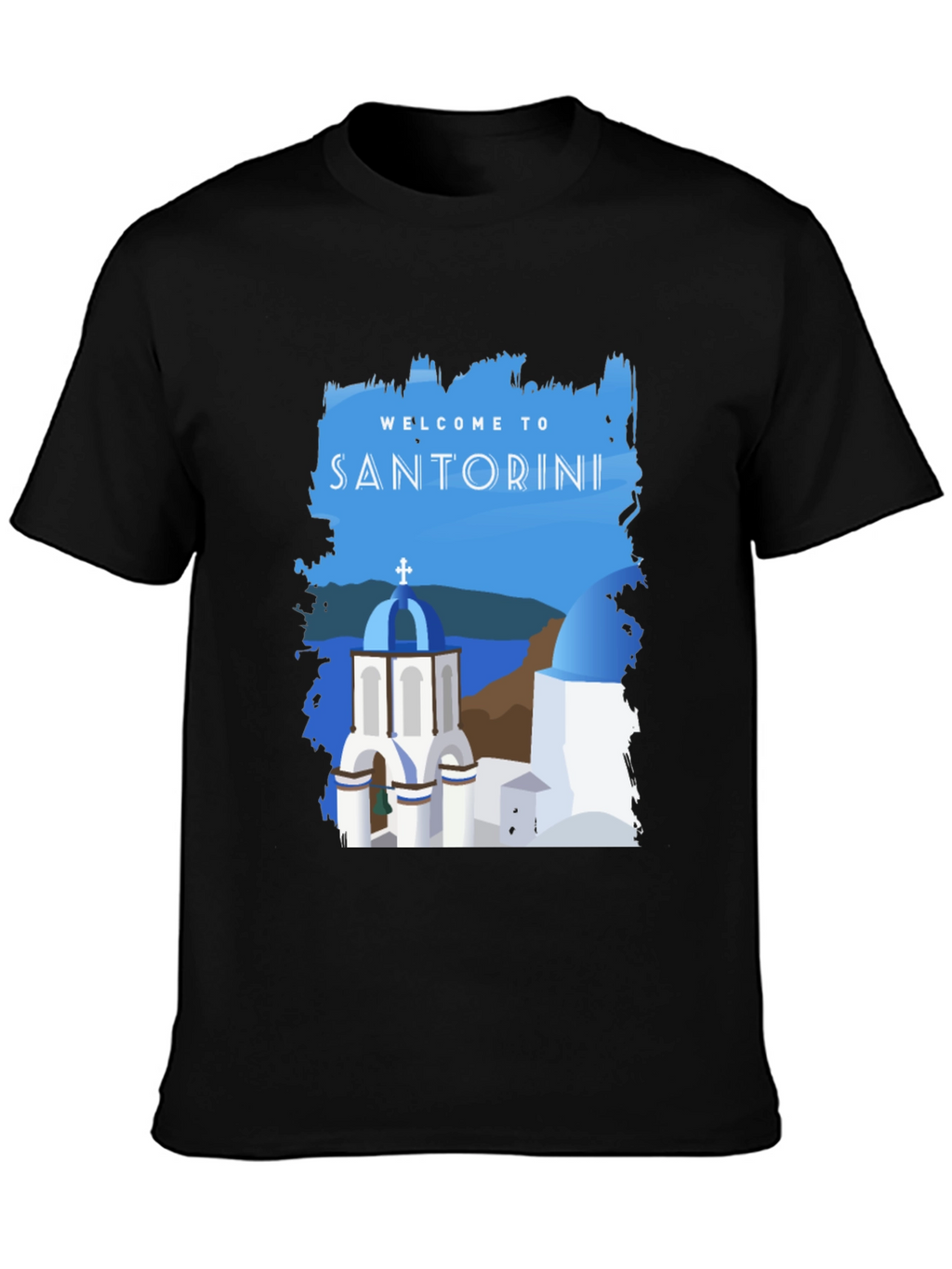Santorini Greece Travel T-Shirt