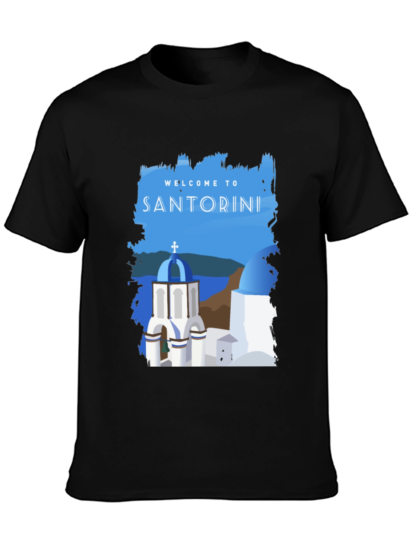 Santorini Greece Travel T-Shirt