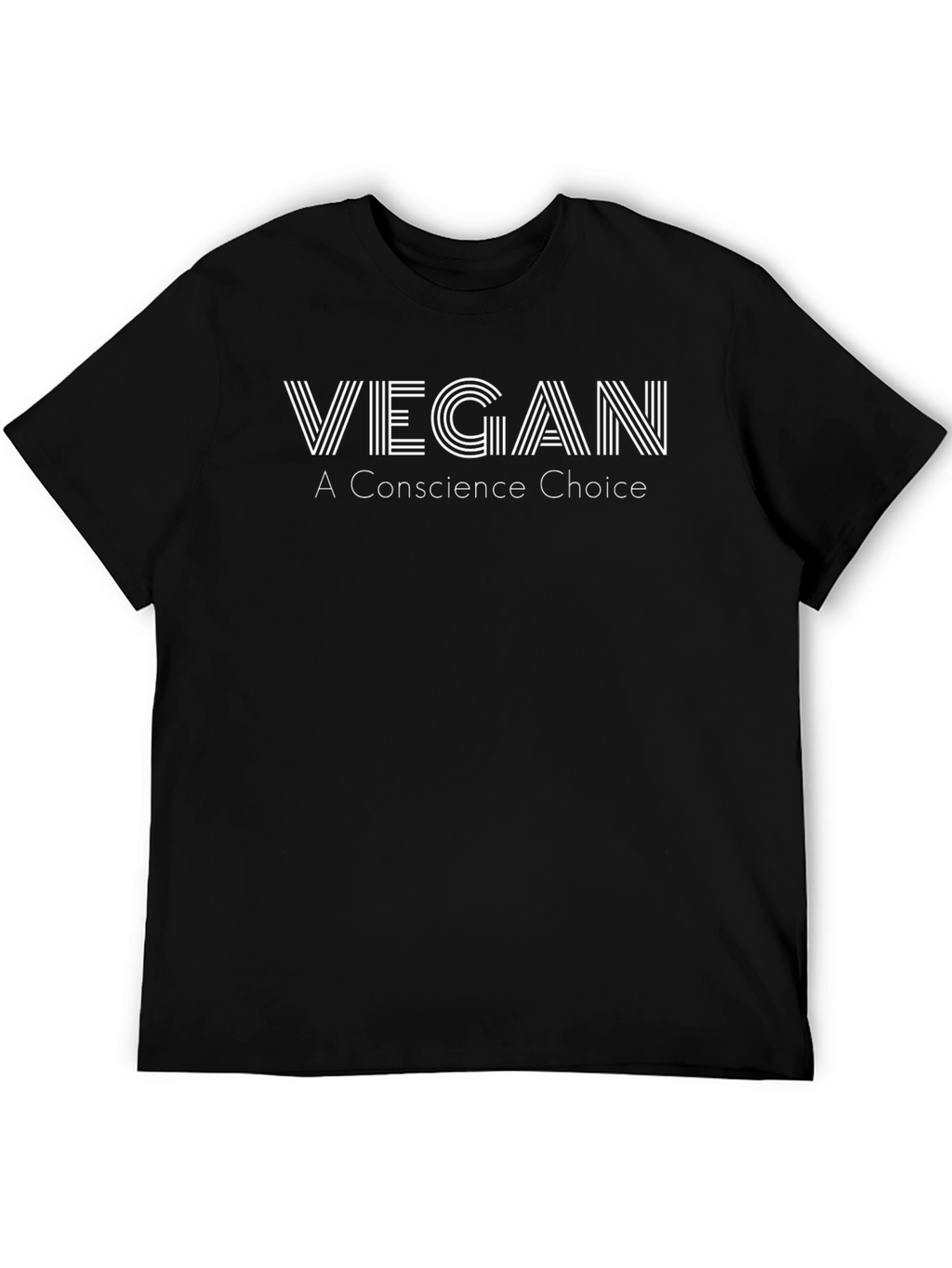 Vegan Conscience Choice Black T-Shirt