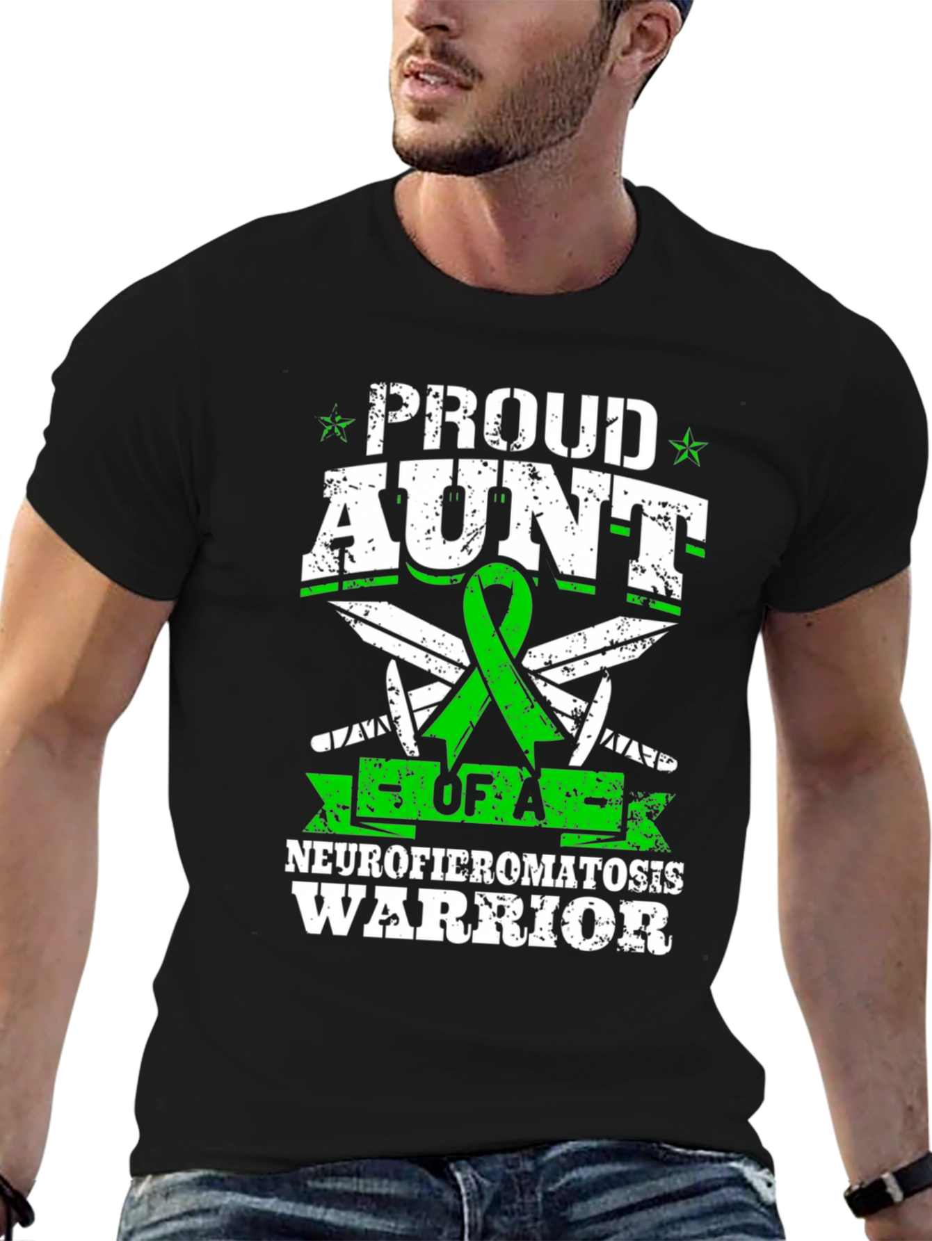 Proud Aunt Neurofibromatosis Warrior T-Shirt