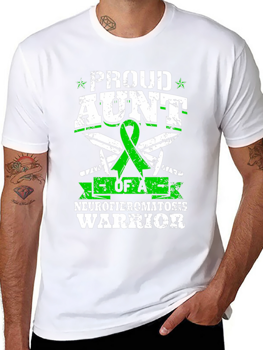 Proud Aunt Neurofibromatosis Warrior T-Shirt