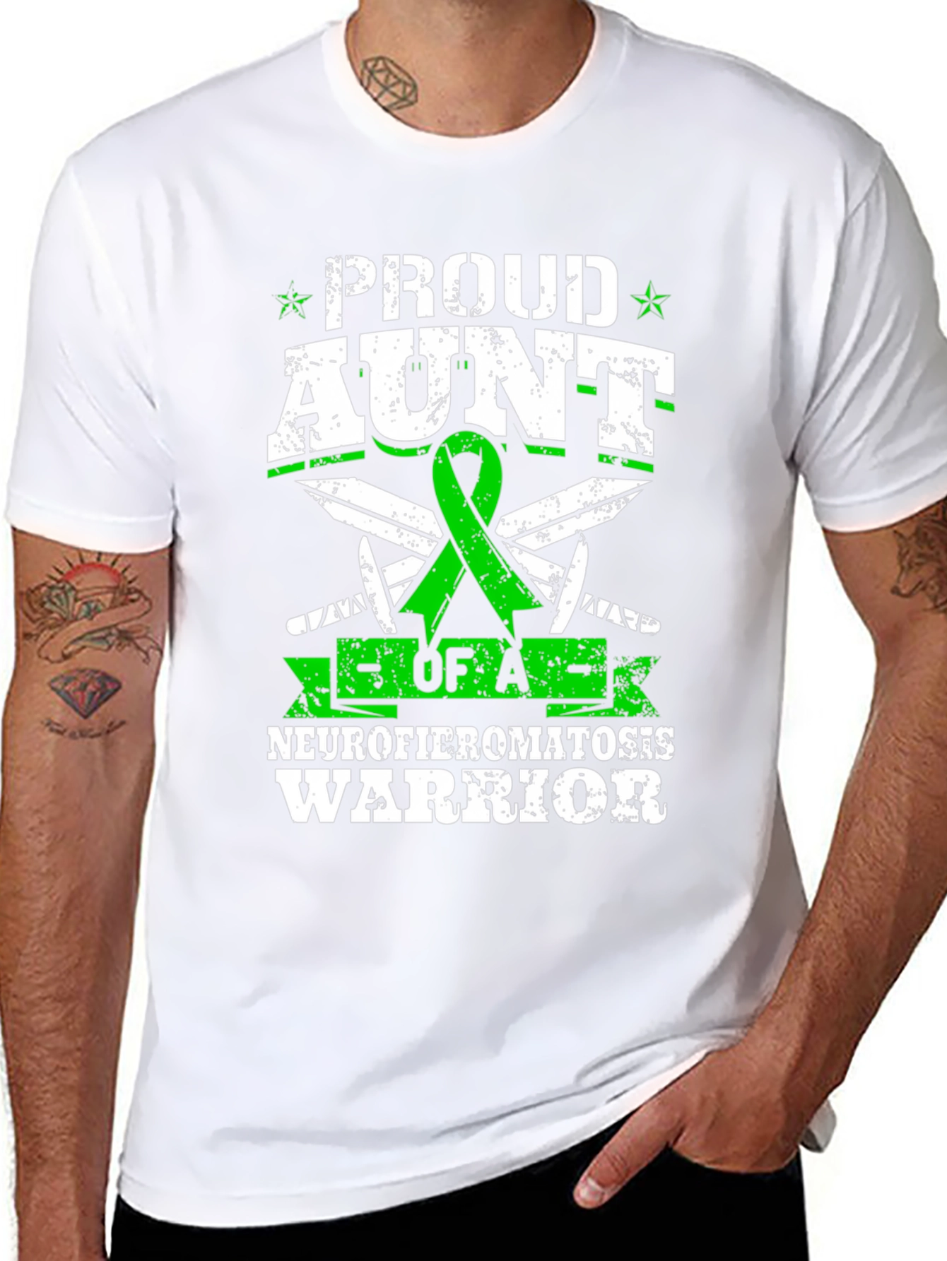 Proud Aunt Neurofibromatosis Warrior T-Shirt