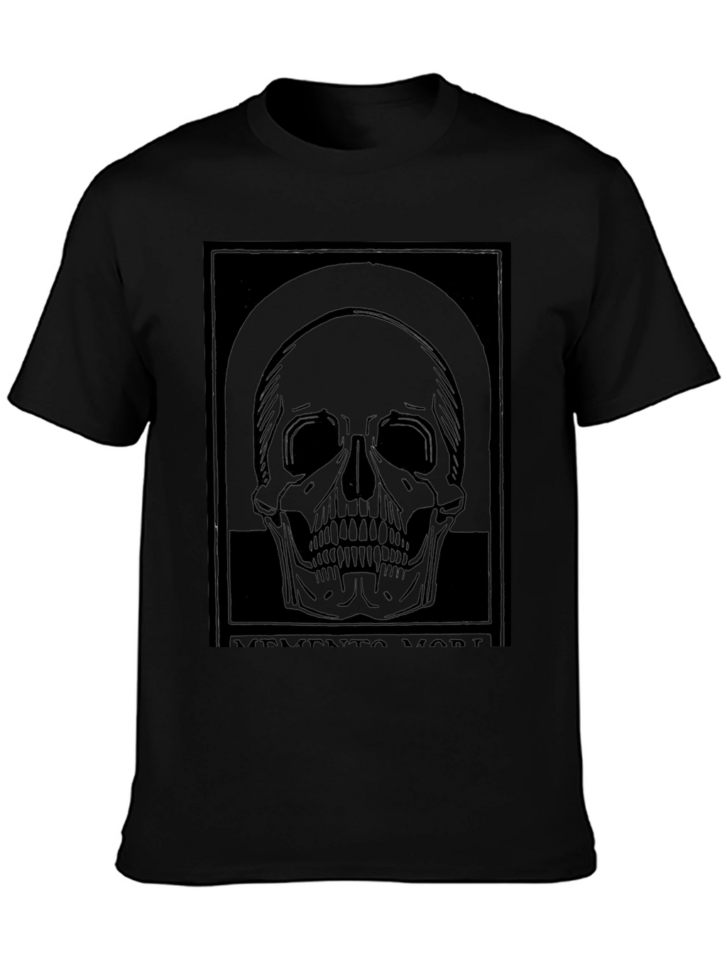 Memento Mori Skull Graphic T-Shirt