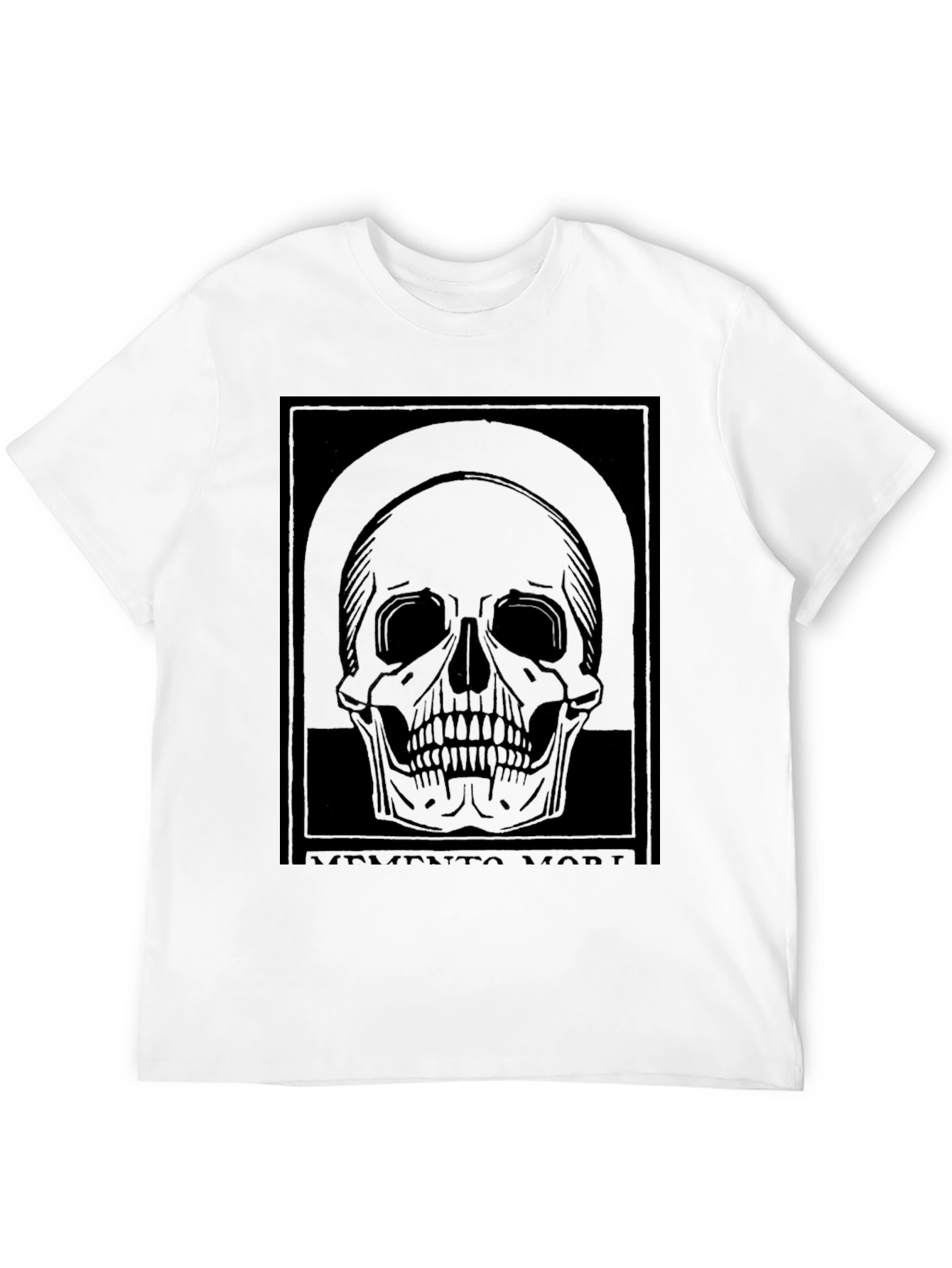 Memento Mori Skull Graphic T-Shirt