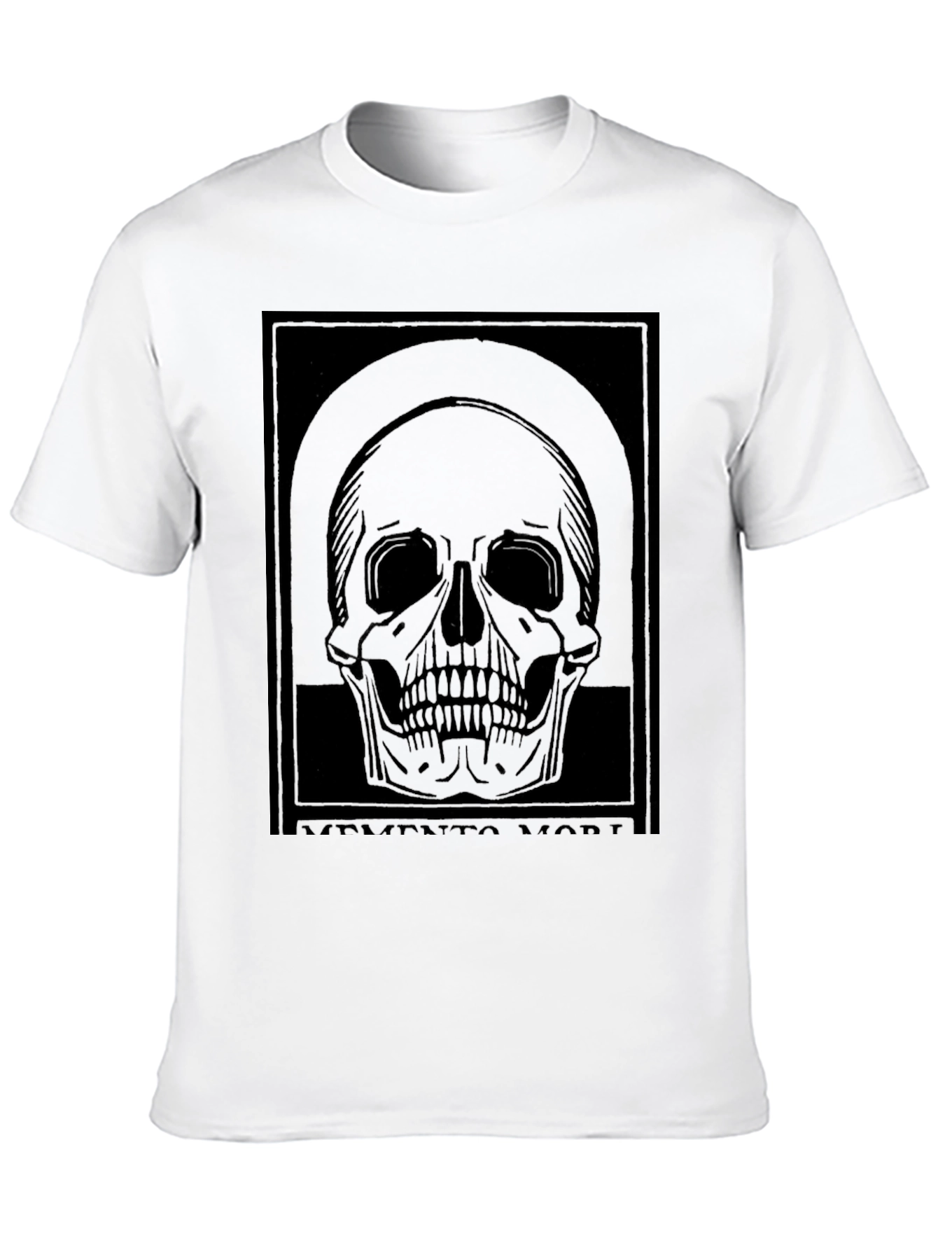 Memento Mori Skull Graphic T-Shirt