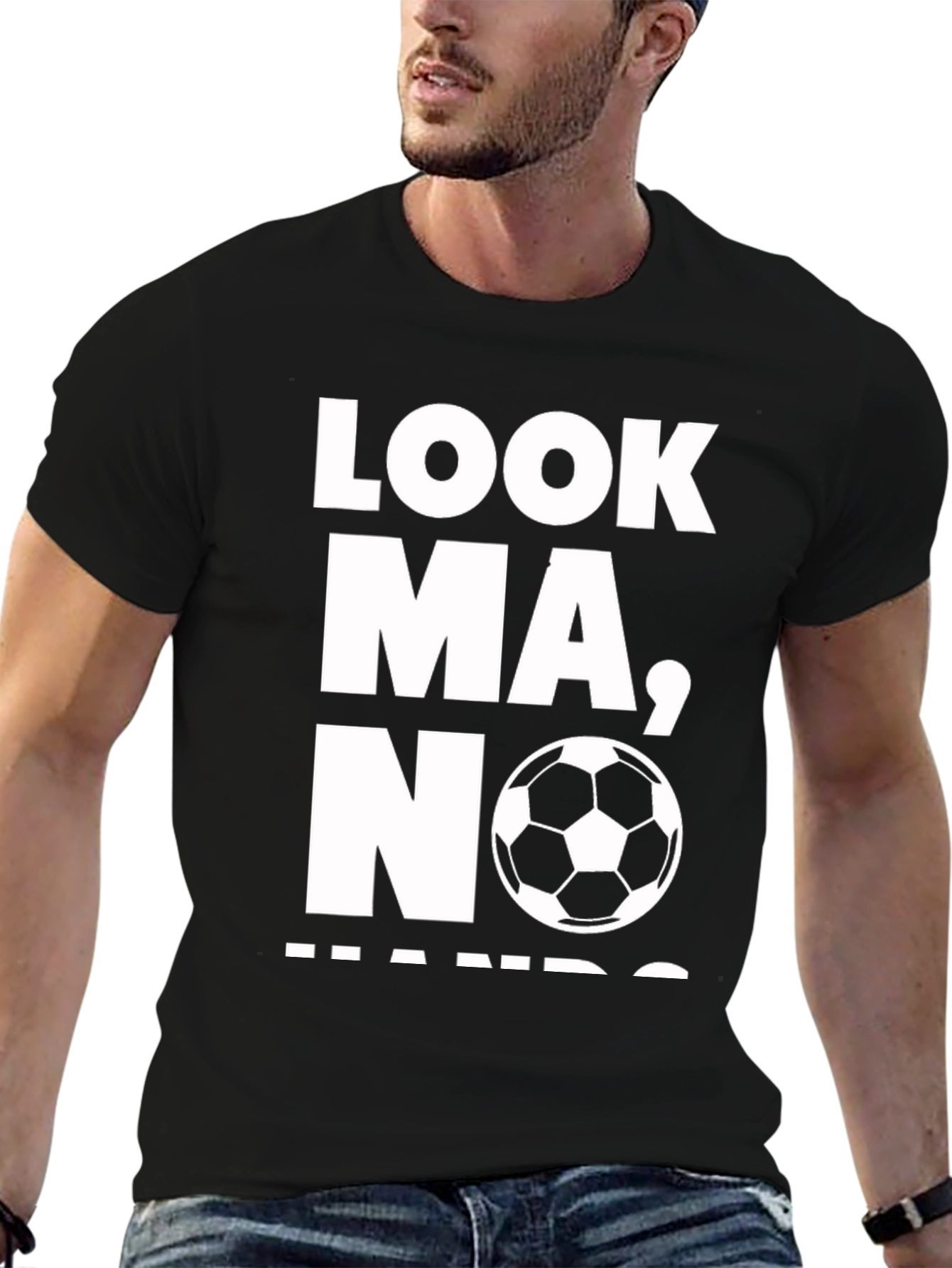 Look Ma No Hands Soccer T-Shirt
