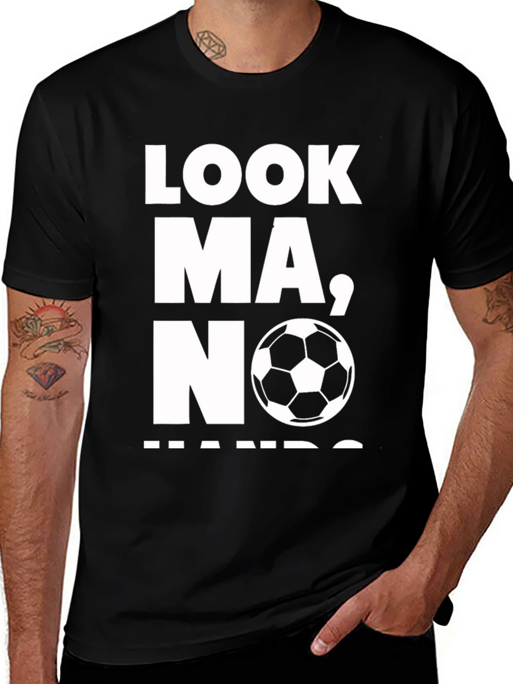 Look Ma No Hands Soccer T-Shirt