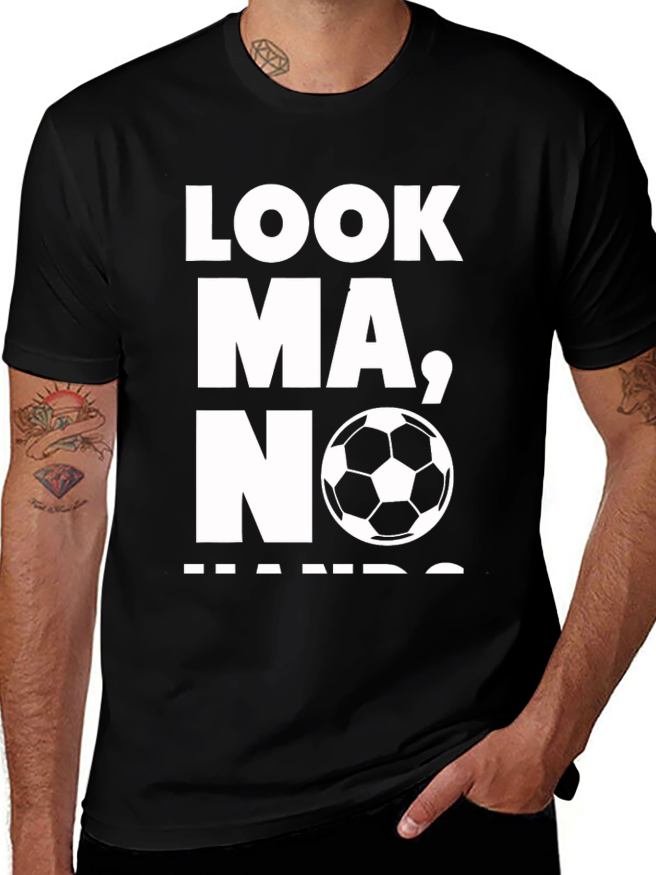 Look Ma No Hands Soccer T-Shirt