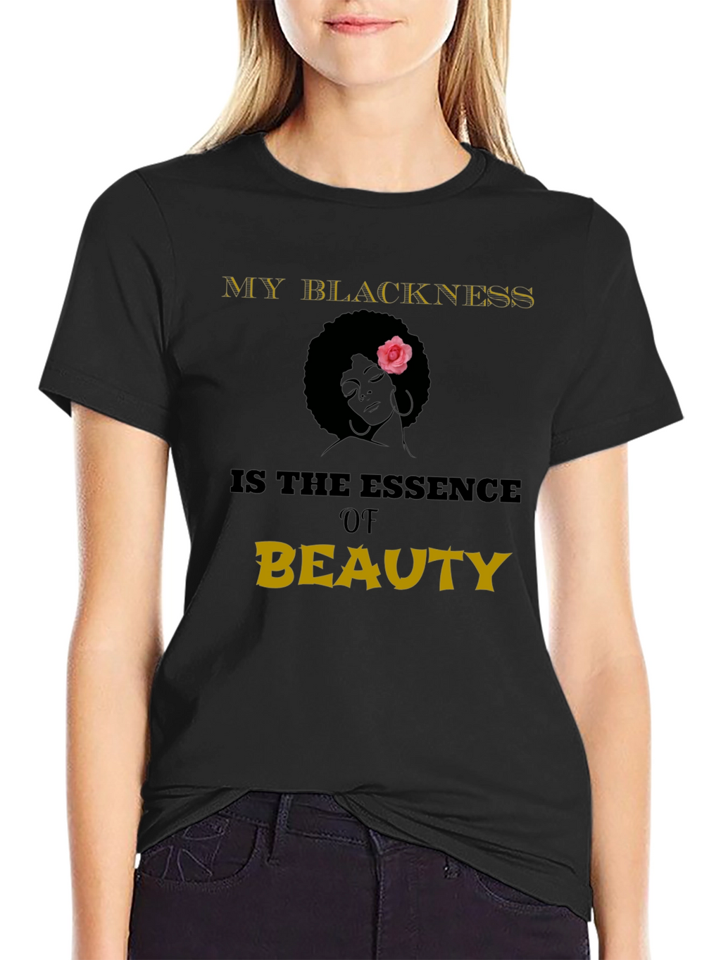 Black Pride Essence of Beauty Graphic T-Shirt