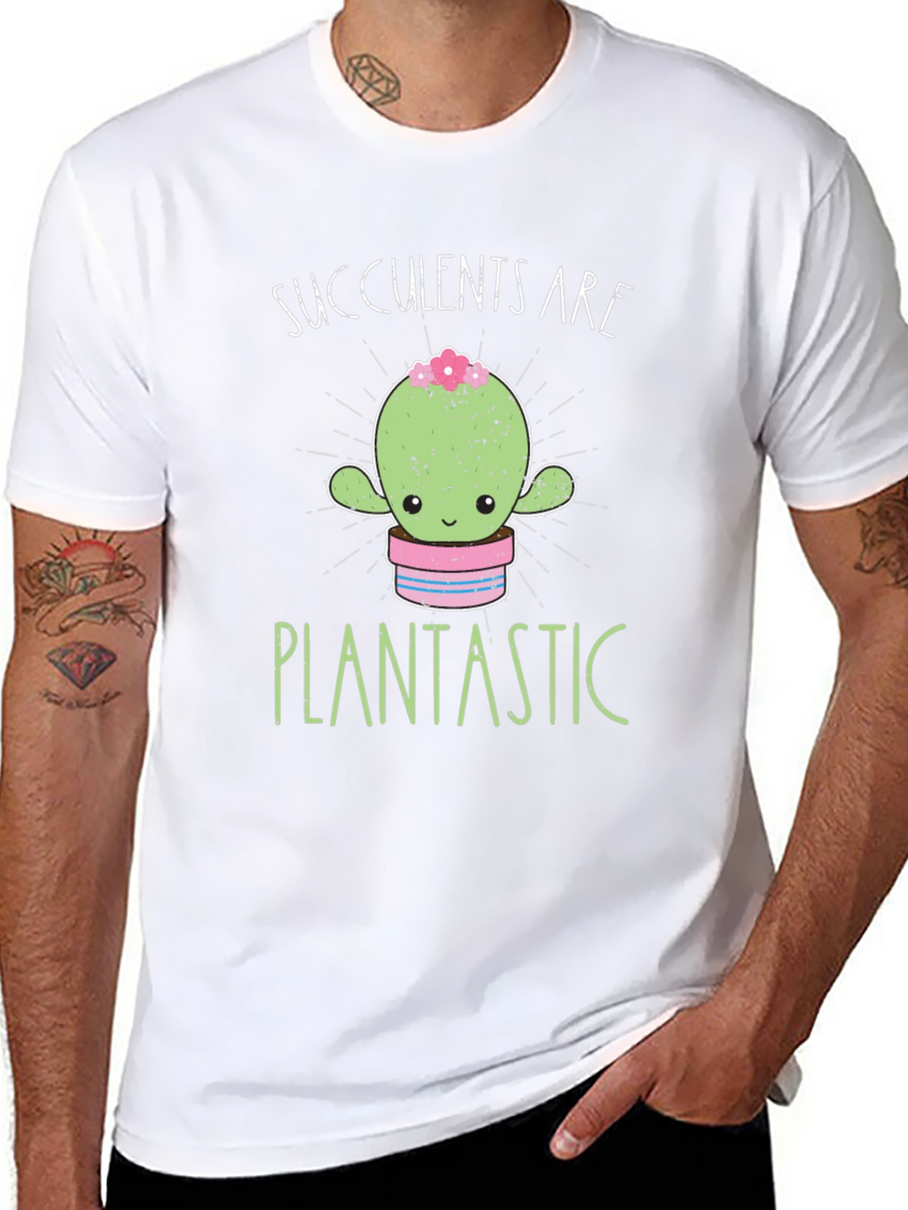 Succulents Are Plantastic Graphic Tee
