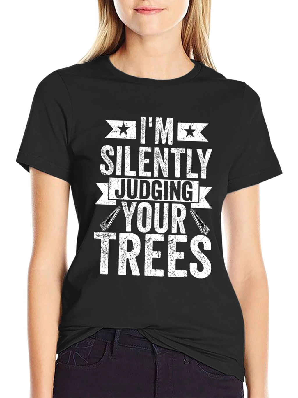 Silently Judging Your Trees Funny T-Shirt