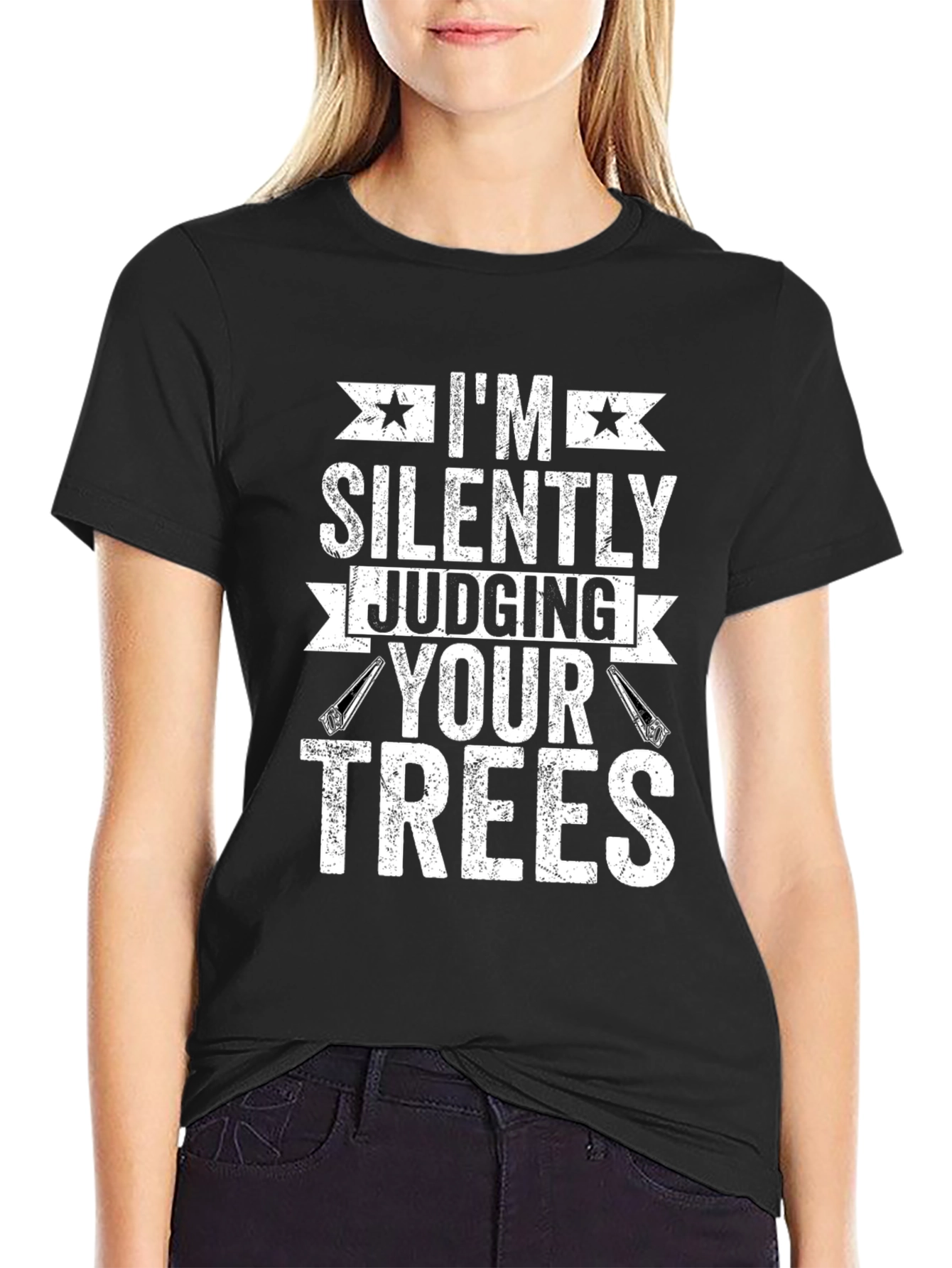 Silently Judging Your Trees Funny T-Shirt