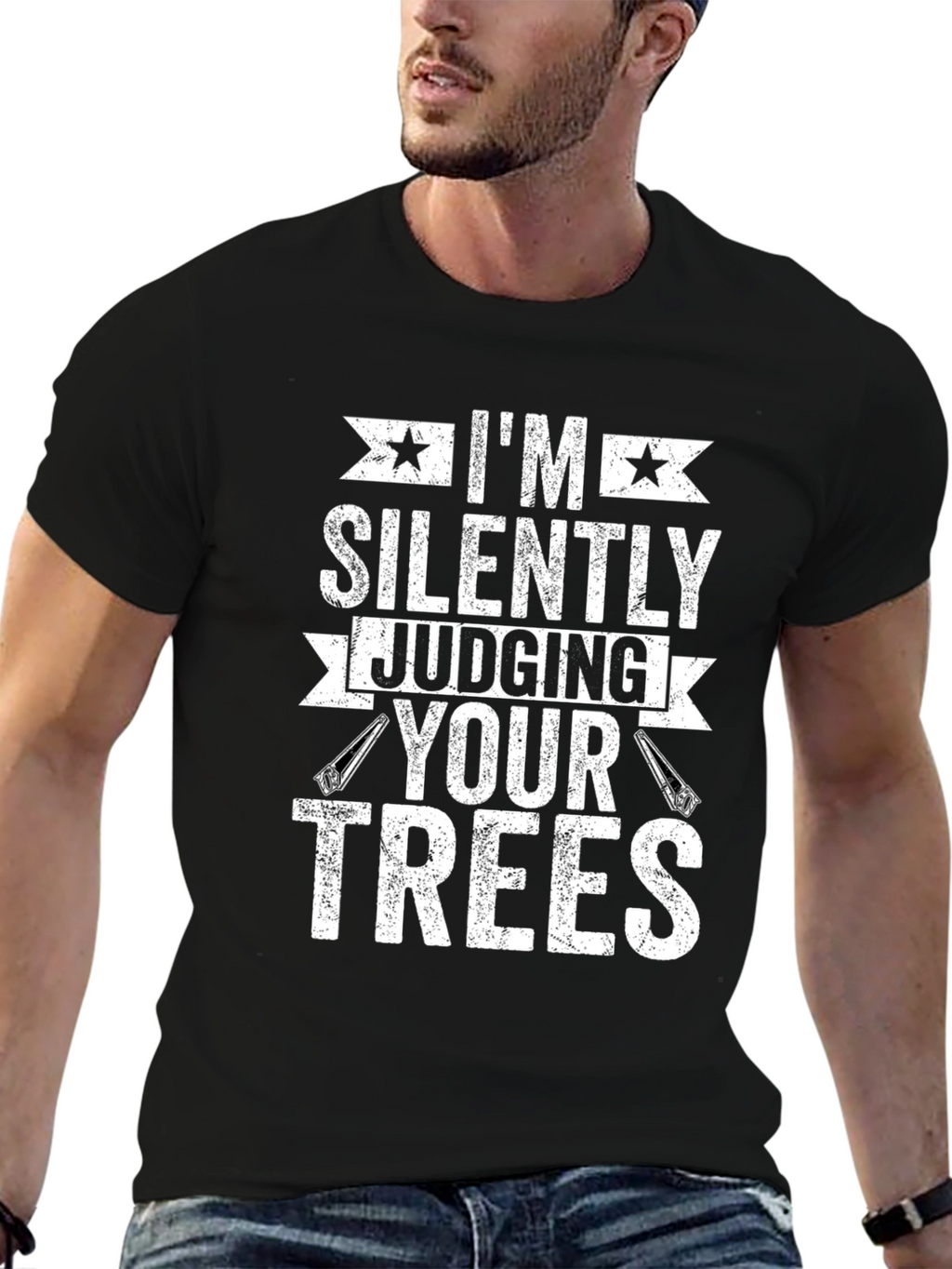 Silently Judging Your Trees Funny T-Shirt