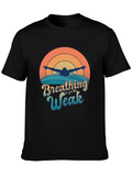 Breathing Is For The Weak Funny Swimmer T-Shirt