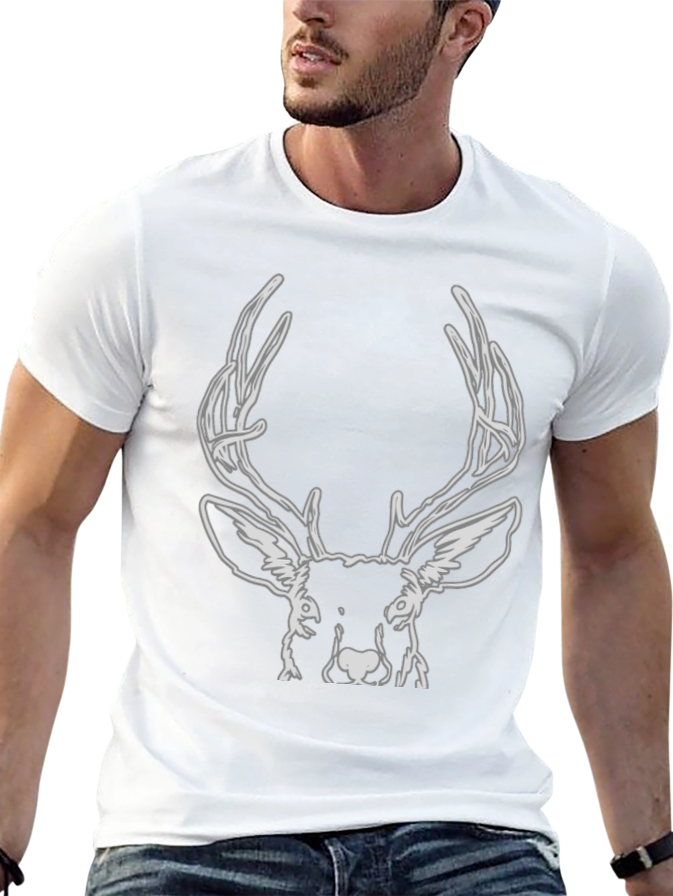 Black Deer Graphic Tee