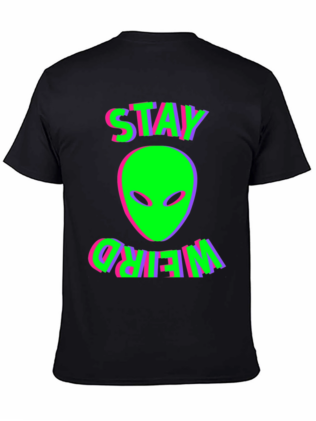 Stay Weird Alien Graphic T-Shirt