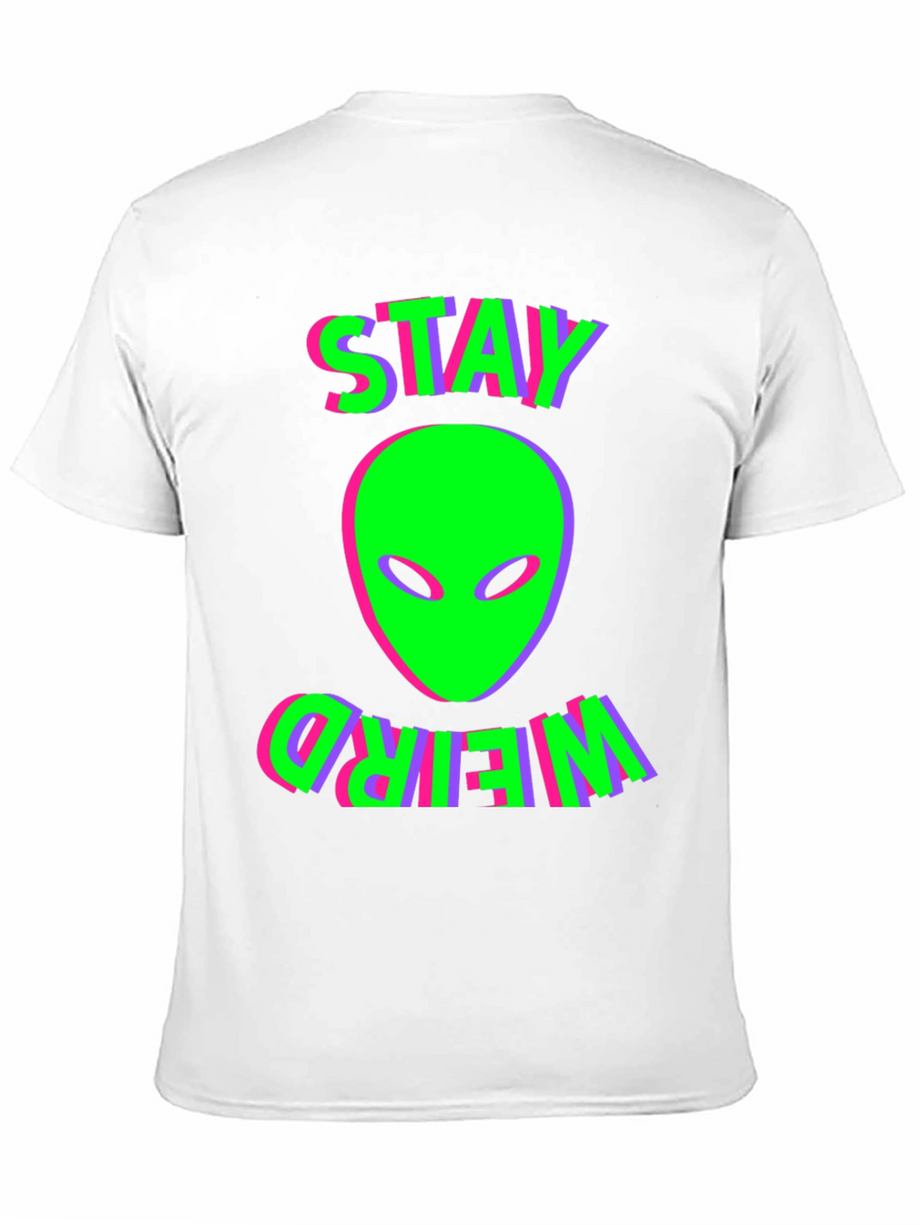 Stay Weird Alien Graphic T-Shirt